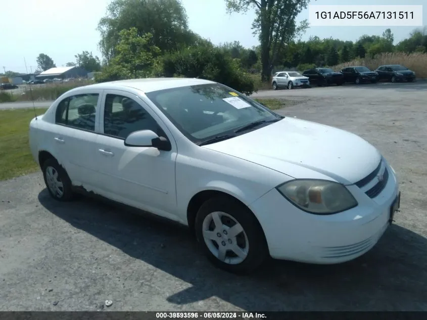 2010 Chevrolet Cobalt Lt VIN: 1G1AD5F56A7131511 Lot: 39593596