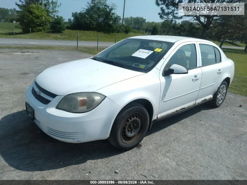 1G1AD5F56A7131511 2010 Chevrolet Cobalt Lt