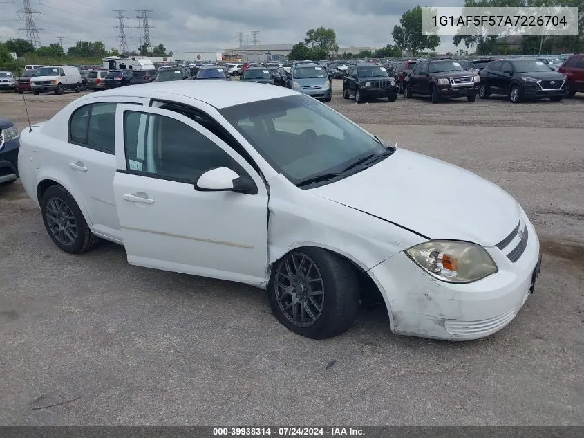 2010 Chevrolet Cobalt Lt VIN: 1G1AF5F57A7226704 Lot: 39938314