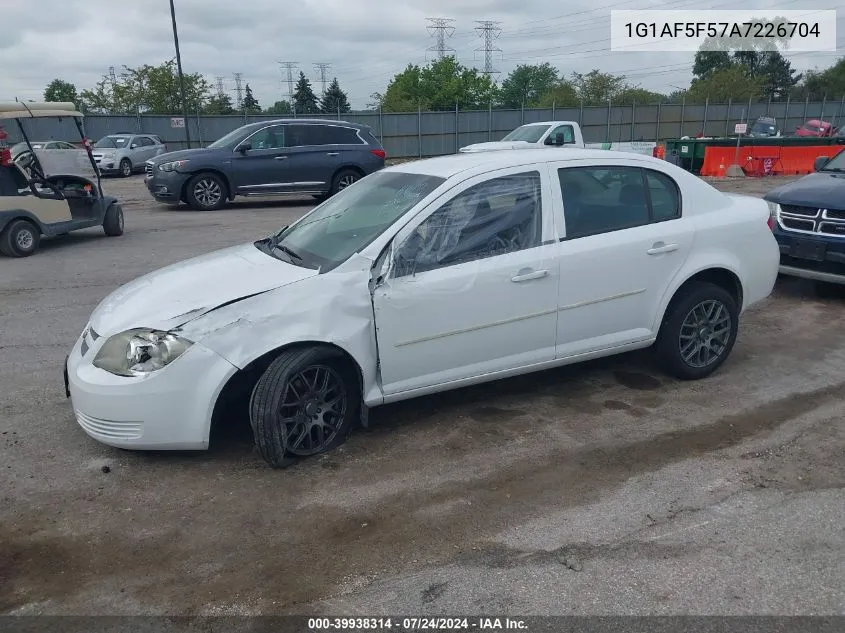 2010 Chevrolet Cobalt Lt VIN: 1G1AF5F57A7226704 Lot: 39938314