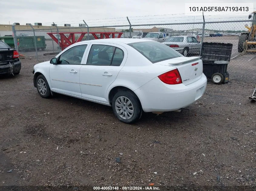 1G1AD5F58A7193413 2010 Chevrolet Cobalt Lt