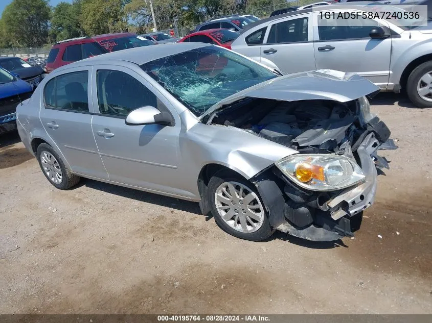 2010 Chevrolet Cobalt Lt VIN: 1G1AD5F58A7240536 Lot: 40195764