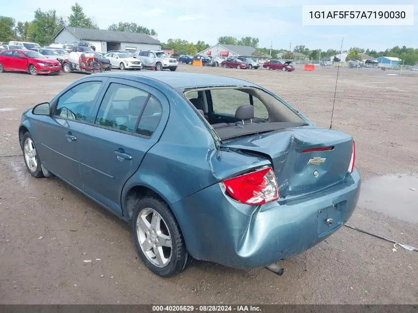 2010 Chevrolet Cobalt Lt VIN: 1G1AF5F57A7190030 Lot: 40205629