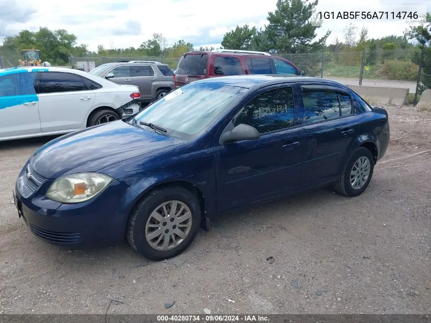 2010 Chevrolet Cobalt Ls VIN: 1G1AB5F56A7114746 Lot: 40280734