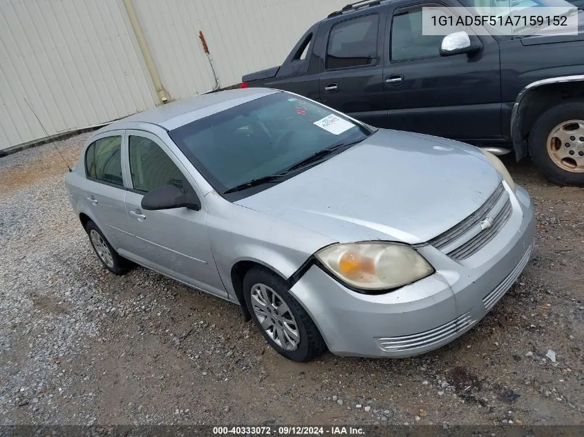 1G1AD5F51A7159152 2010 Chevrolet Cobalt Lt