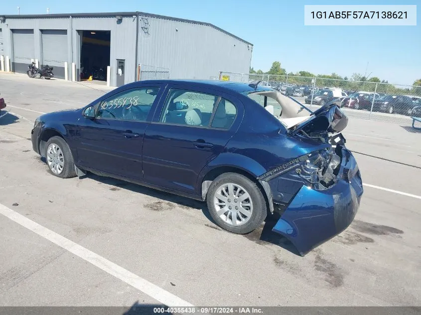 1G1AB5F57A7138621 2010 Chevrolet Cobalt Ls