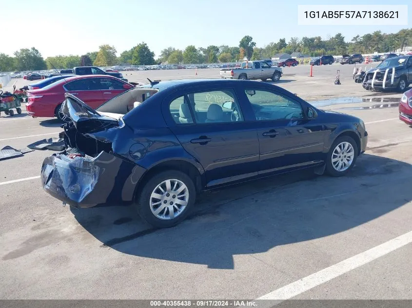 1G1AB5F57A7138621 2010 Chevrolet Cobalt Ls