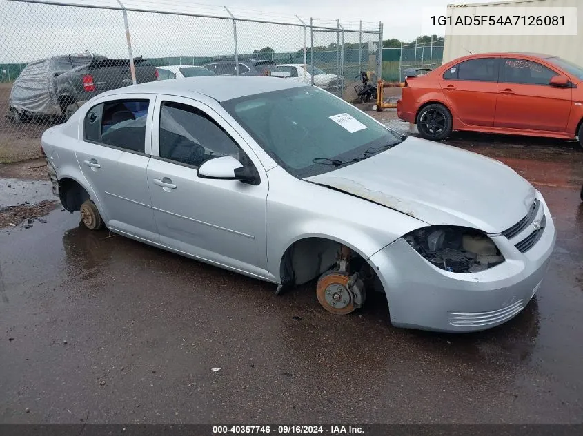 2010 Chevrolet Cobalt Lt VIN: 1G1AD5F54A7126081 Lot: 40357746