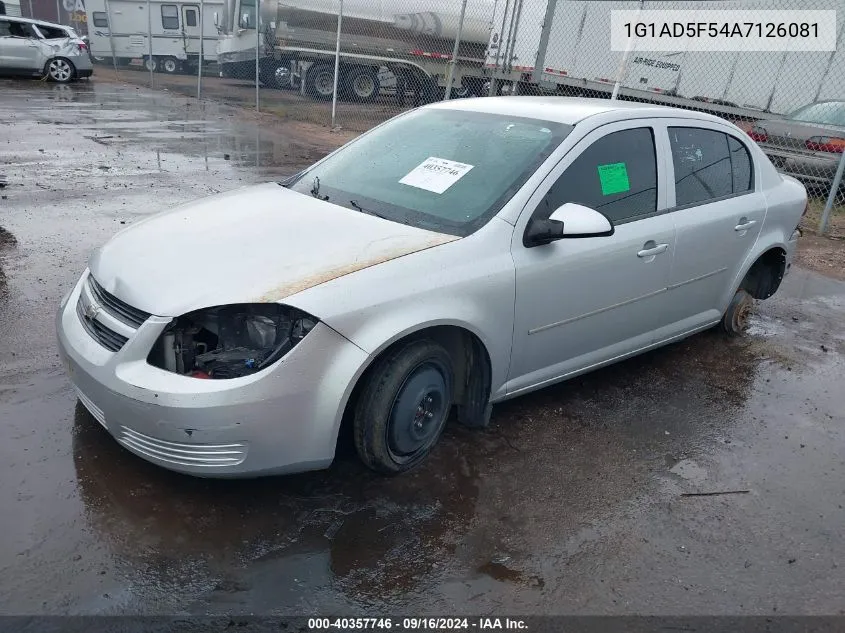 2010 Chevrolet Cobalt Lt VIN: 1G1AD5F54A7126081 Lot: 40357746