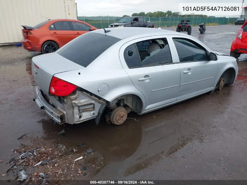 2010 Chevrolet Cobalt Lt VIN: 1G1AD5F54A7126081 Lot: 40357746