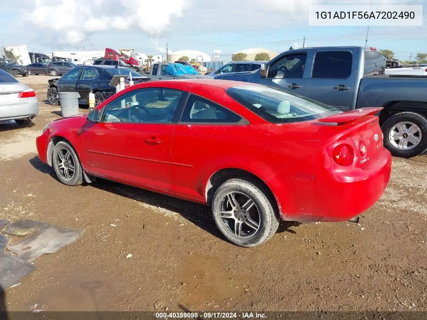 2010 Chevrolet Cobalt 1Lt VIN: 1G1AD1F56A7202490 Lot: 40359098