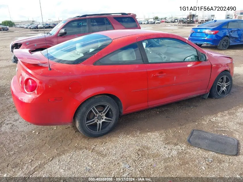 2010 Chevrolet Cobalt 1Lt VIN: 1G1AD1F56A7202490 Lot: 40359098