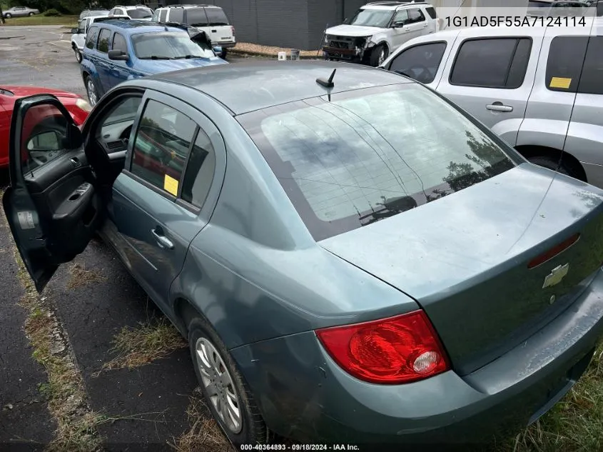 2010 Chevrolet Cobalt VIN: 1G1AD5F55A7124114 Lot: 40364893