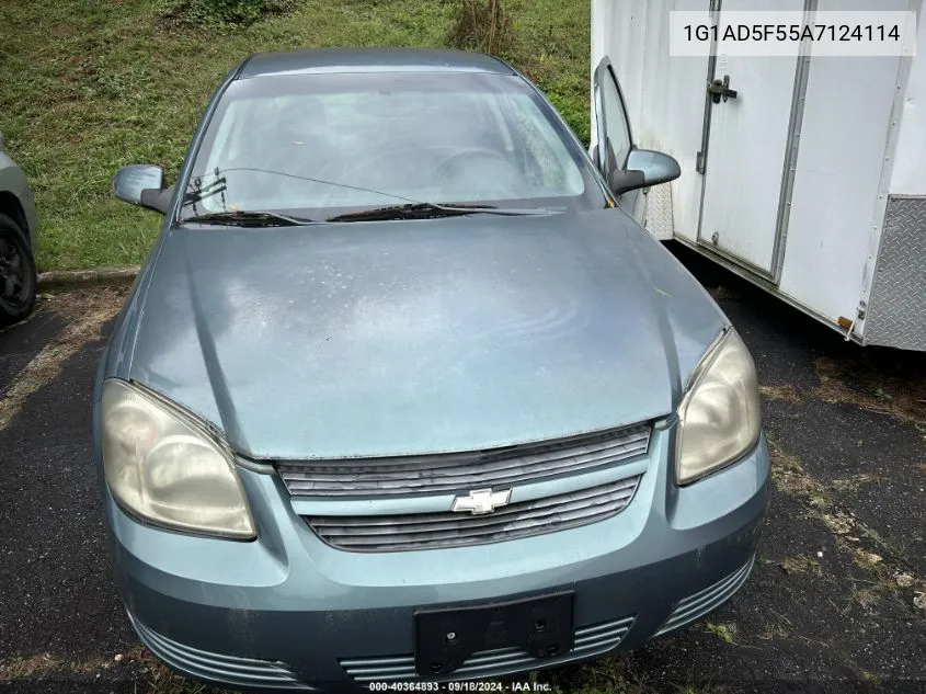 2010 Chevrolet Cobalt VIN: 1G1AD5F55A7124114 Lot: 40364893