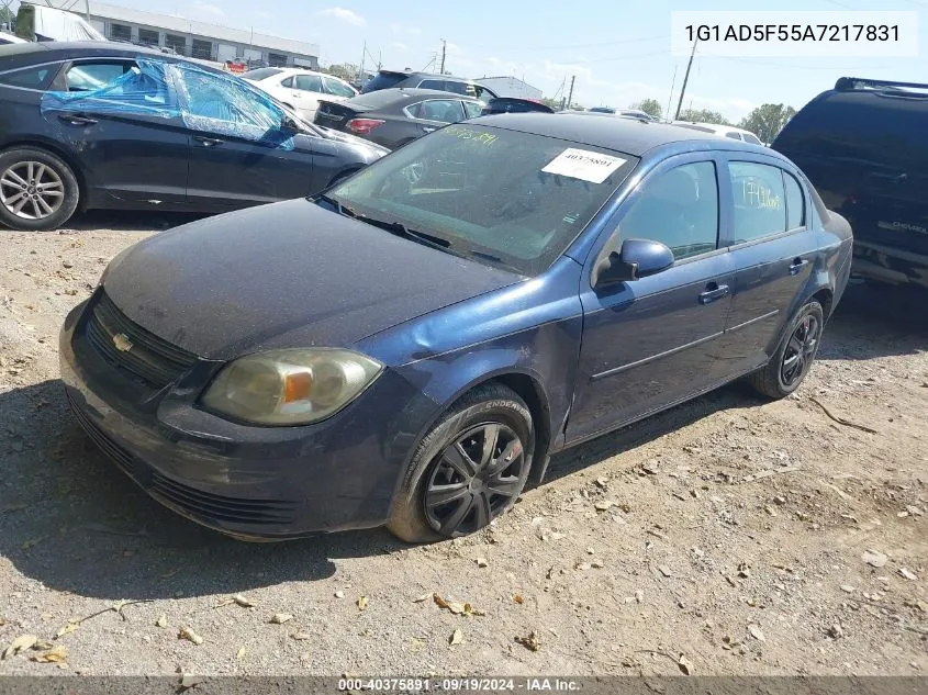 1G1AD5F55A7217831 2010 Chevrolet Cobalt Lt