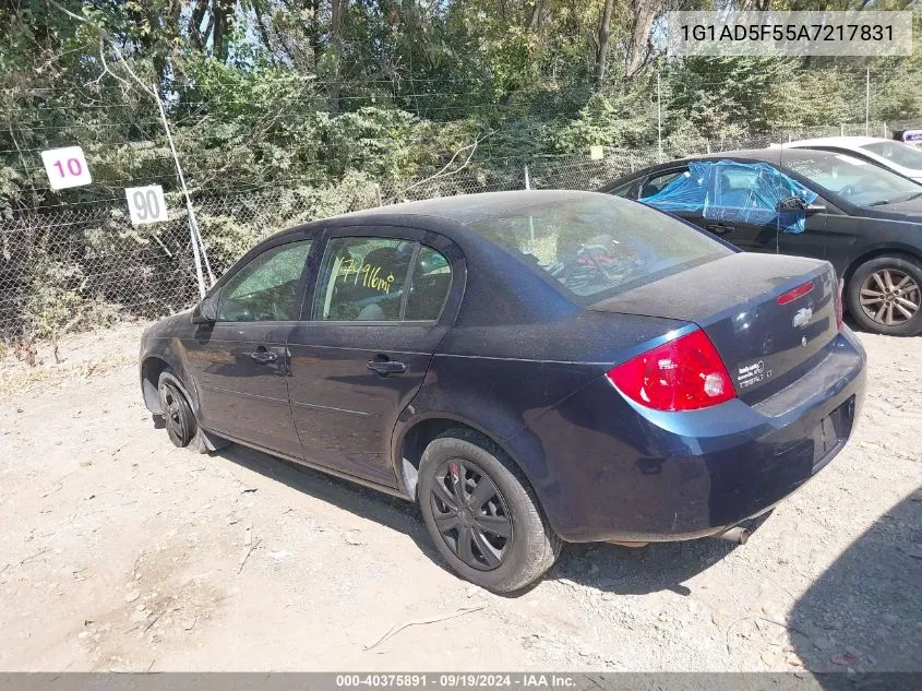 1G1AD5F55A7217831 2010 Chevrolet Cobalt Lt