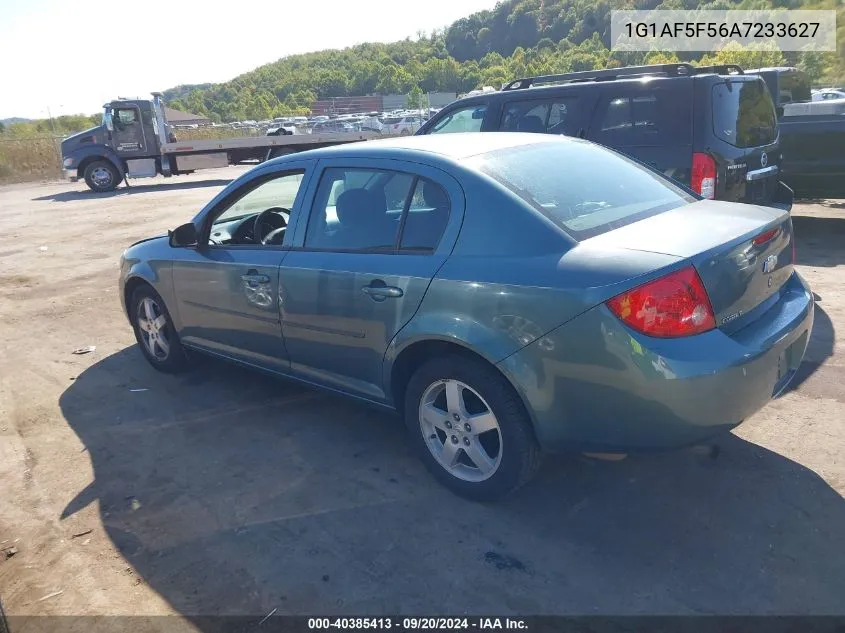 2010 Chevrolet Cobalt Lt VIN: 1G1AF5F56A7233627 Lot: 40385413