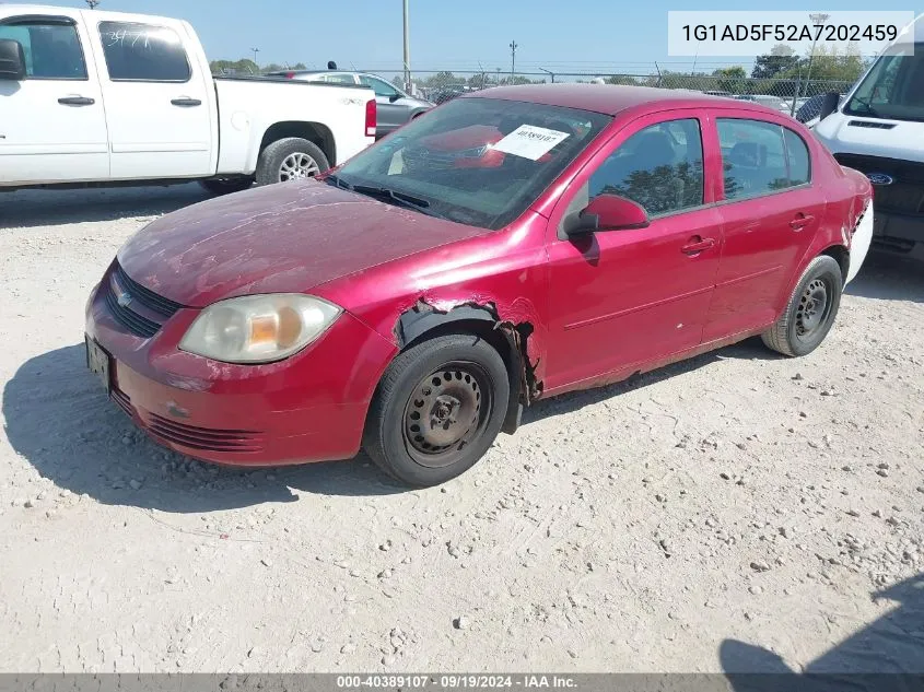 2010 Chevrolet Cobalt Lt VIN: 1G1AD5F52A7202459 Lot: 40389107