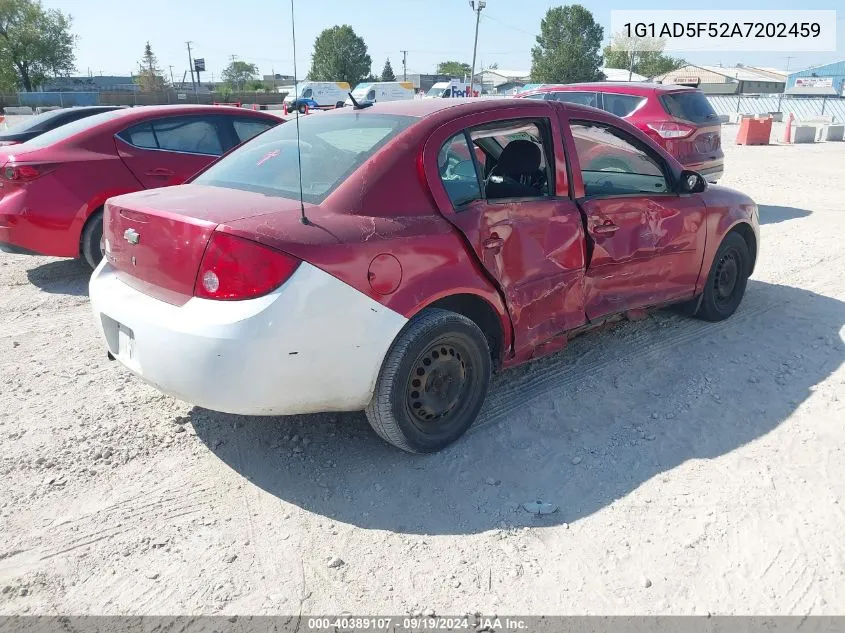 2010 Chevrolet Cobalt Lt VIN: 1G1AD5F52A7202459 Lot: 40389107