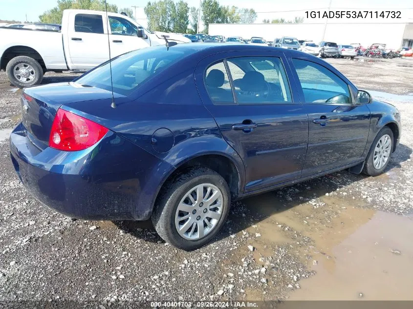 2010 Chevrolet Cobalt Lt VIN: 1G1AD5F53A7114732 Lot: 40401703