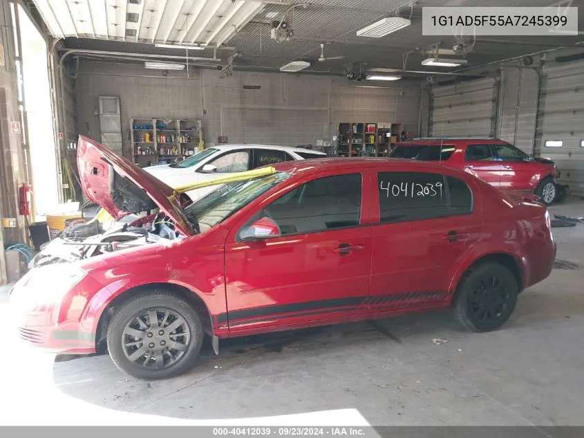 2010 Chevrolet Cobalt 1Lt VIN: 1G1AD5F55A7245399 Lot: 40412039