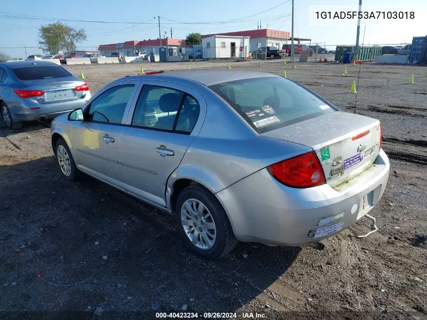 1G1AD5F53A7103018 2010 Chevrolet Cobalt Lt