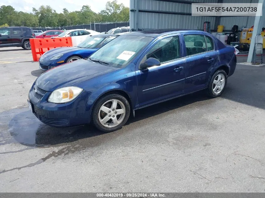 2010 Chevrolet Cobalt Lt VIN: 1G1AF5F54A7200738 Lot: 40432019