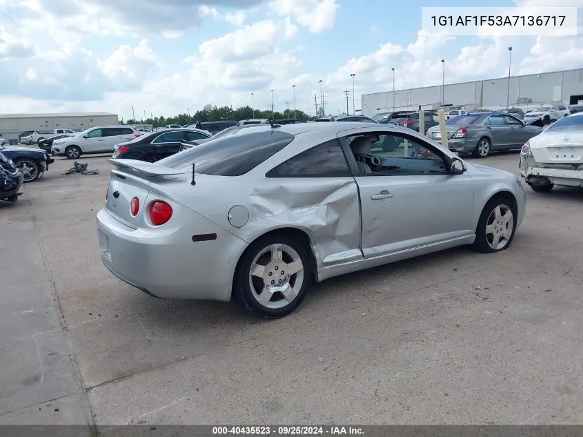 2010 Chevrolet Cobalt Lt VIN: 1G1AF1F53A7136717 Lot: 40435523