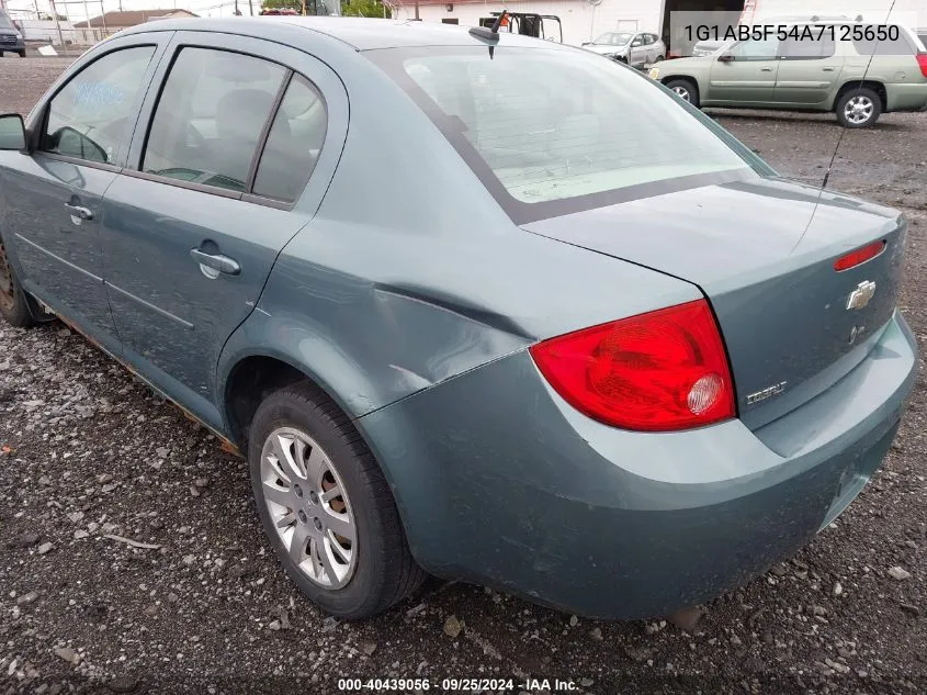 2010 Chevrolet Cobalt Ls VIN: 1G1AB5F54A7125650 Lot: 40439056