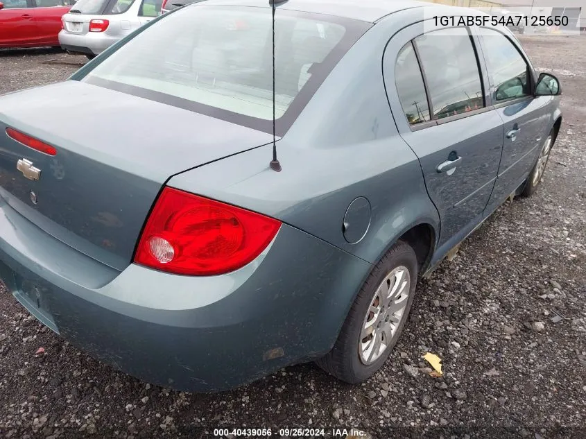 1G1AB5F54A7125650 2010 Chevrolet Cobalt Ls