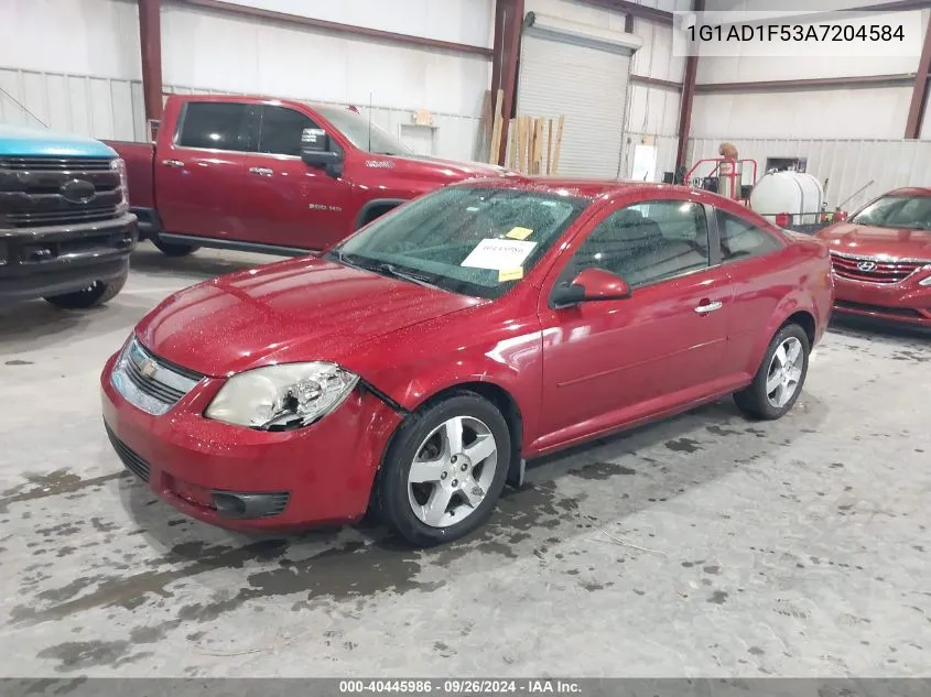 2010 Chevrolet Cobalt Lt VIN: 1G1AD1F53A7204584 Lot: 40445986