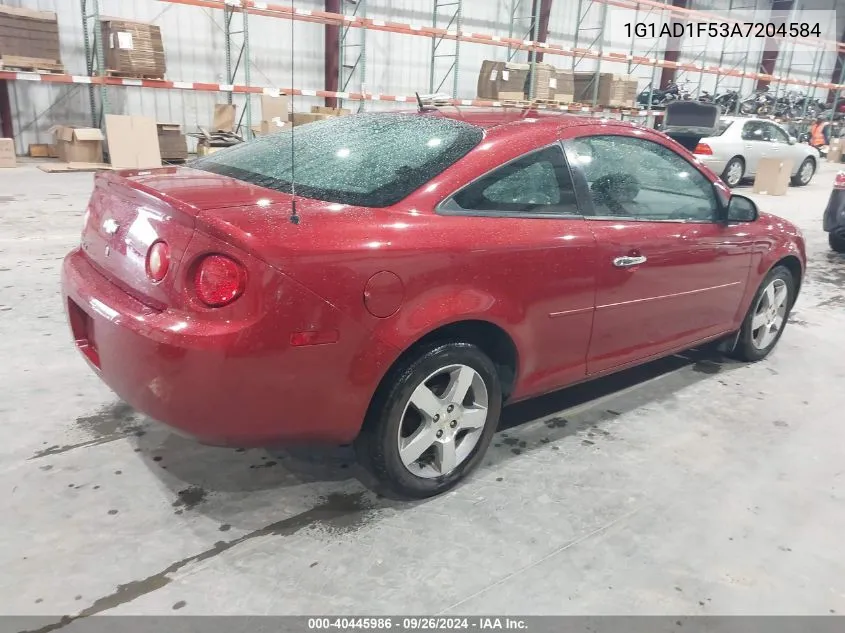 1G1AD1F53A7204584 2010 Chevrolet Cobalt Lt