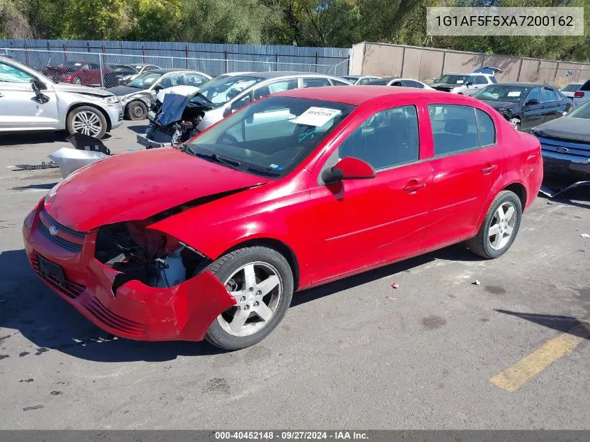 2010 Chevrolet Cobalt Lt VIN: 1G1AF5F5XA7200162 Lot: 40452148