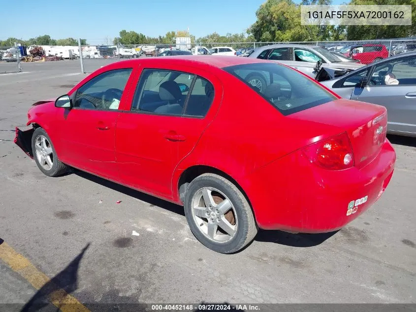 2010 Chevrolet Cobalt Lt VIN: 1G1AF5F5XA7200162 Lot: 40452148