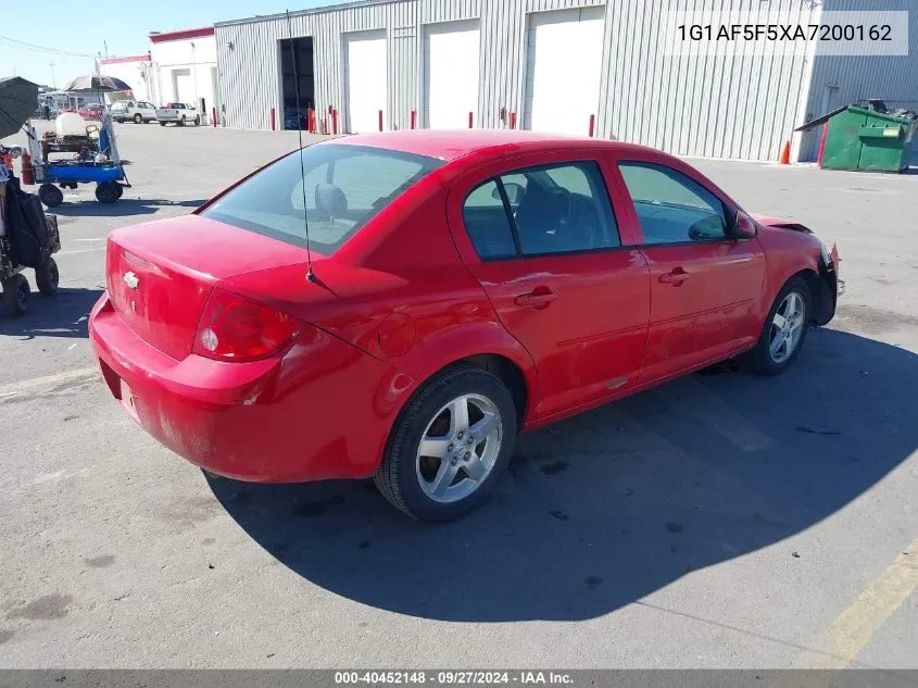 2010 Chevrolet Cobalt Lt VIN: 1G1AF5F5XA7200162 Lot: 40452148