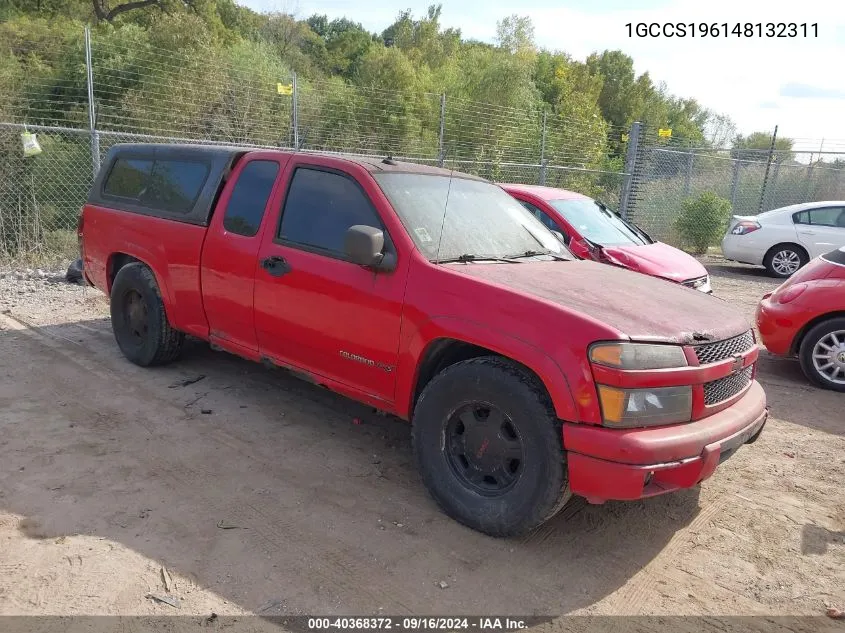 1GCCS196148132311 2004 Chevrolet Colorado Ls