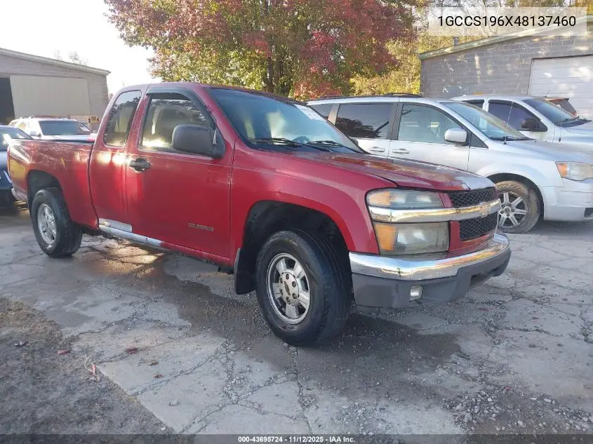 1GCCS196X48137460 2004 Chevrolet Colorado Ls