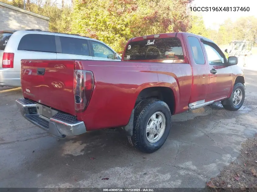 1GCCS196X48137460 2004 Chevrolet Colorado Ls