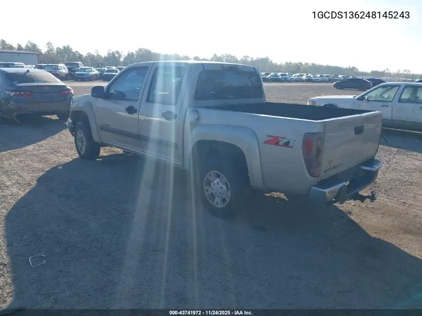1GCDS136248145243 2004 Chevrolet Colorado Ls