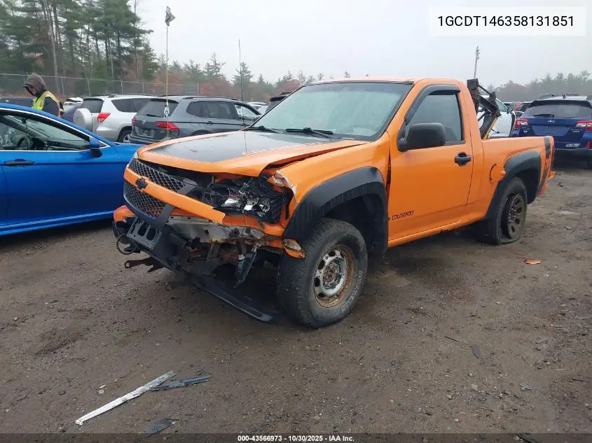 1GCDT146358131851 2005 Chevrolet Colorado