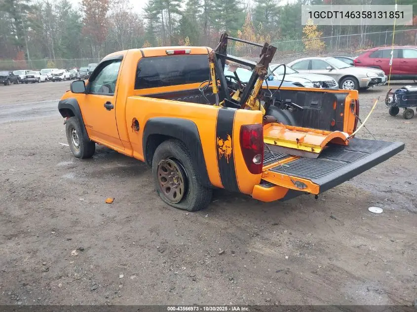 1GCDT146358131851 2005 Chevrolet Colorado