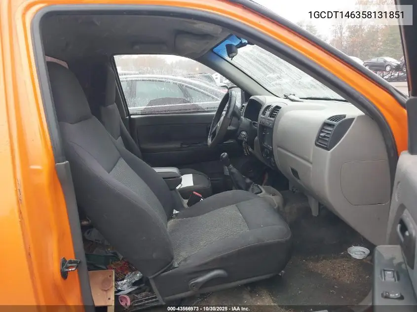 1GCDT146358131851 2005 Chevrolet Colorado
