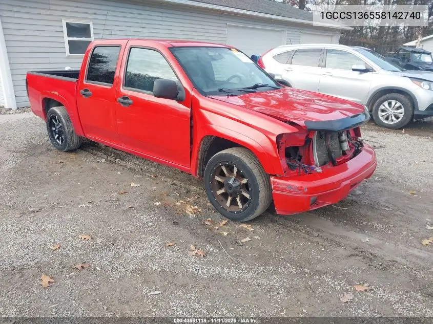1GCCS136558142740 2005 Chevrolet Colorado Ls