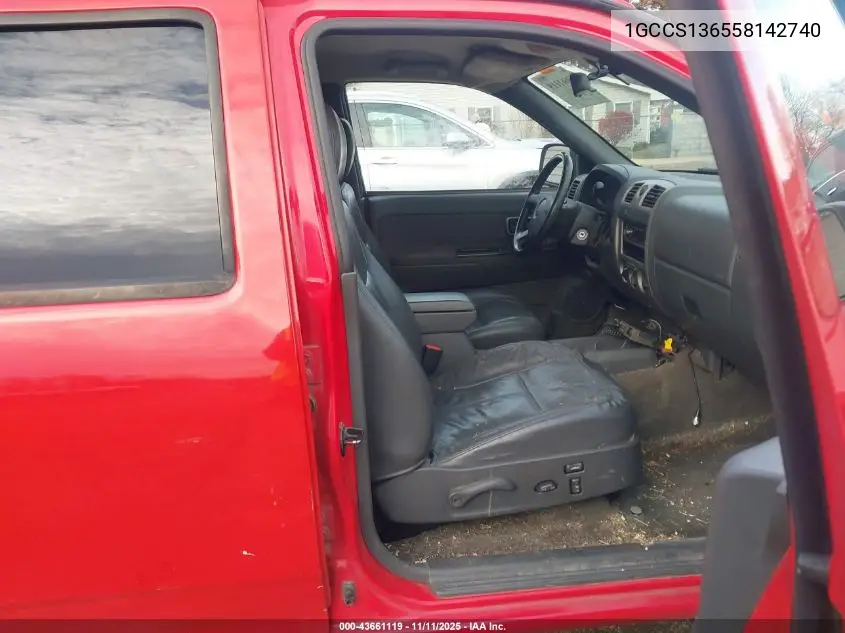 1GCCS136558142740 2005 Chevrolet Colorado Ls