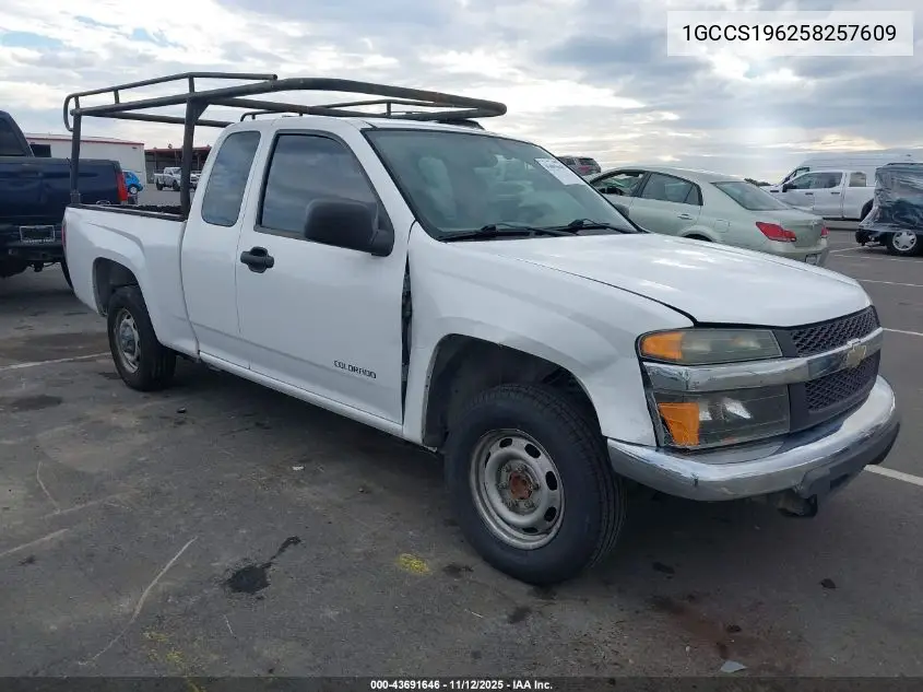 1GCCS196258257609 2005 Chevrolet Colorado