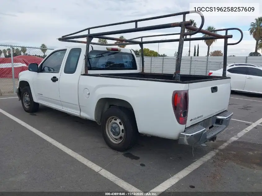 1GCCS196258257609 2005 Chevrolet Colorado