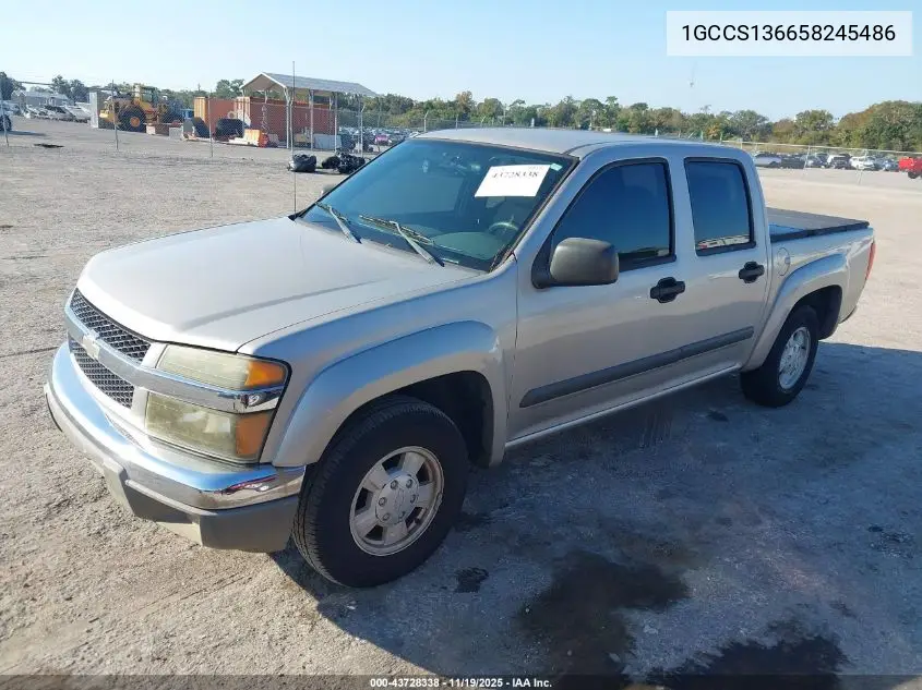 1GCCS136658245486 2005 Chevrolet Colorado Ls
