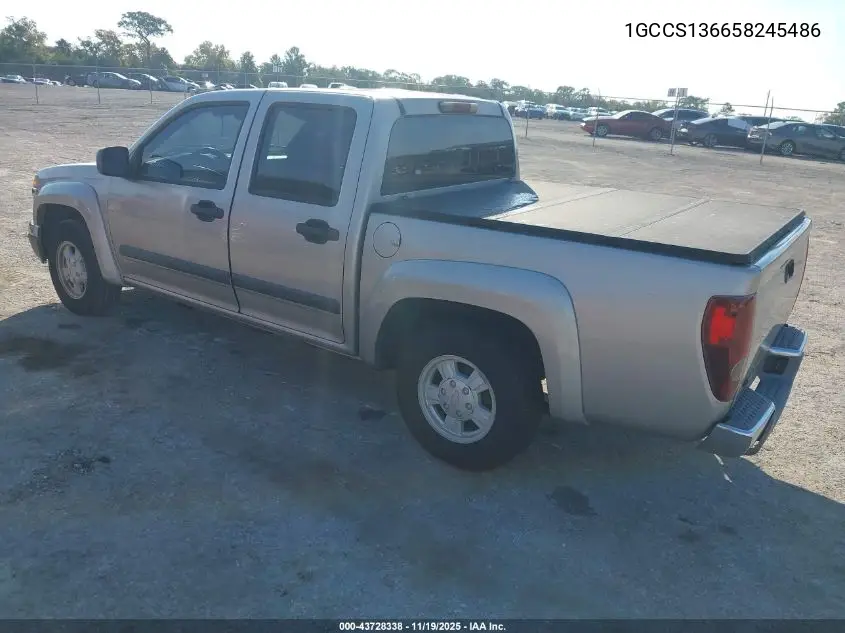 1GCCS136658245486 2005 Chevrolet Colorado Ls