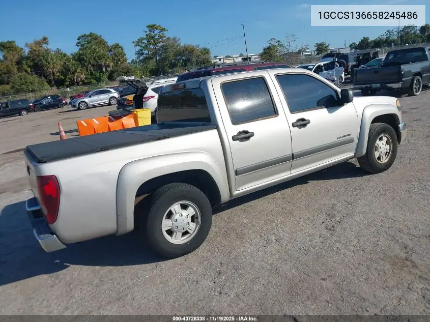 1GCCS136658245486 2005 Chevrolet Colorado Ls