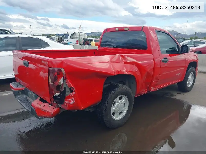 1GCCS148658260313 2005 Chevrolet Colorado